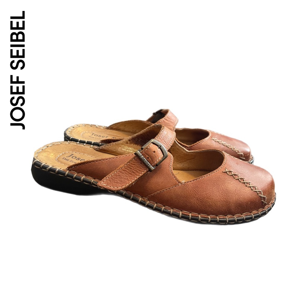 Josef Seidel tan leather shoe size 39